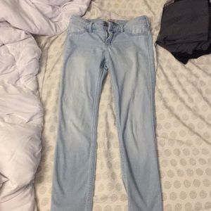 Light blue skinny jeans